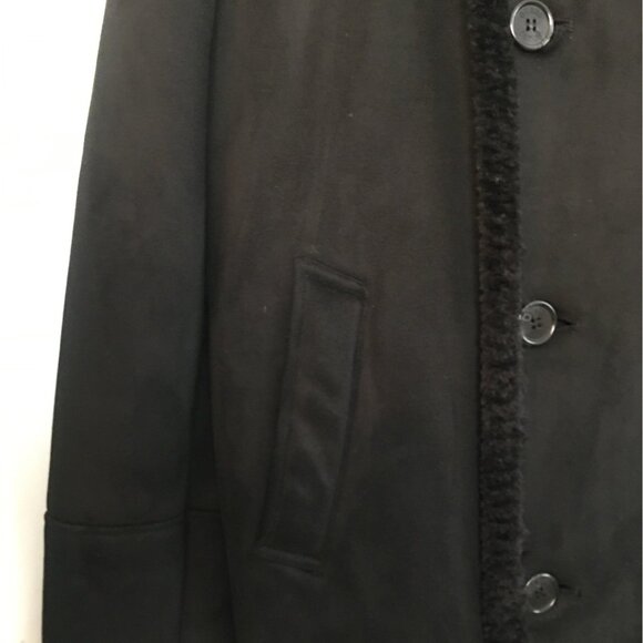 Guess Men's jacket XXL Black Suede - Picture 5 of 12